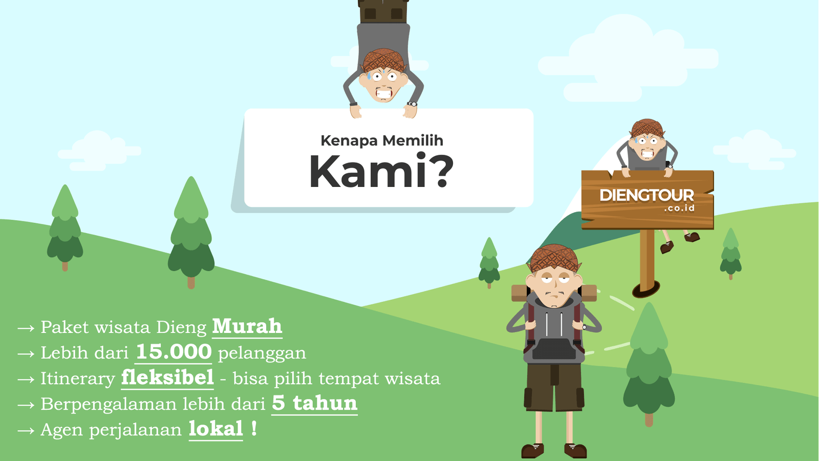 Paket wisata Dieng hemat